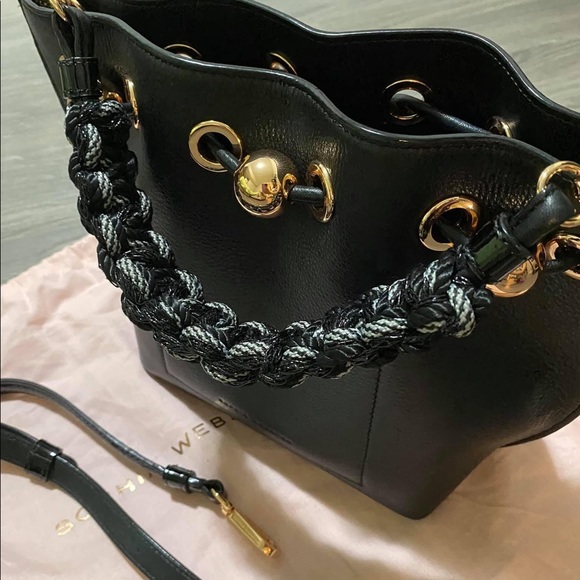 Sophia Webster Black Mini Bucket - Picture 13 of 16